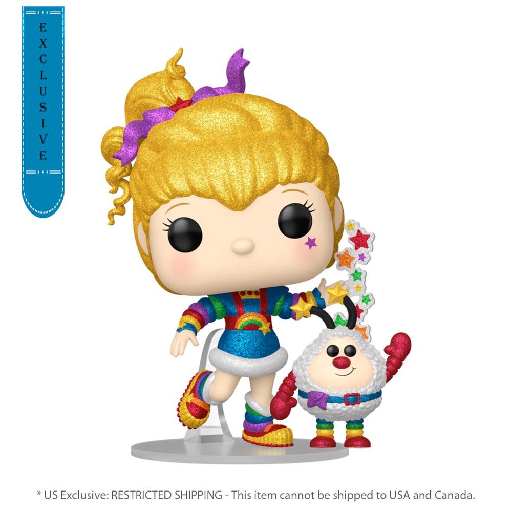 Rainbow Brite - Rainbrow Brite & Twink Diamond Glitter Pop! - 4.75 Inch, 0889698844895