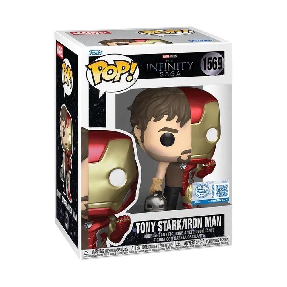 Funko Marvel: Split - Tony Stark/Iron Man Pop! RS, 0889698885201