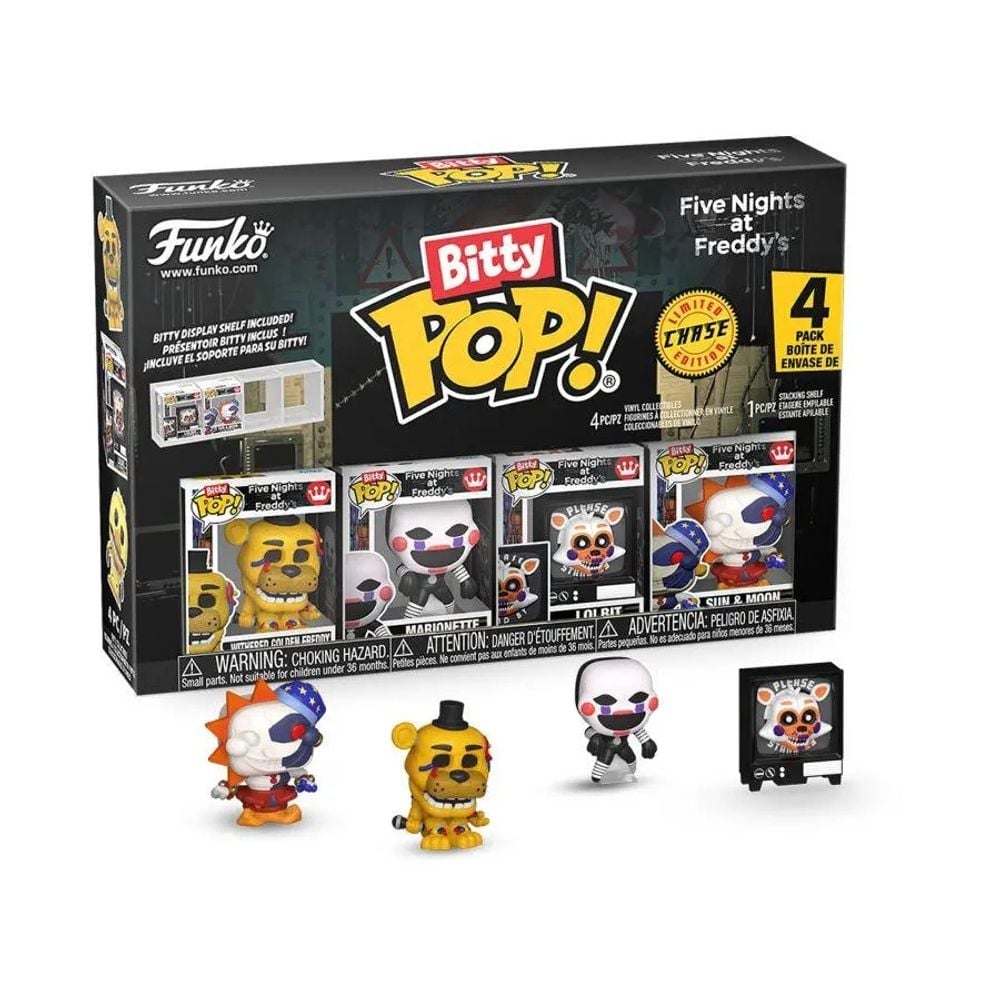 Funko Five Nights at Freddy's - Withered Golden Freddy Bitty Pop!,4 Pack by Funko - ISBN: 0889698929561