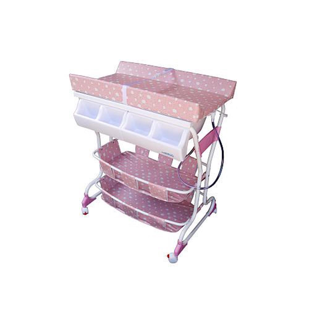 baby bath and changing table combo