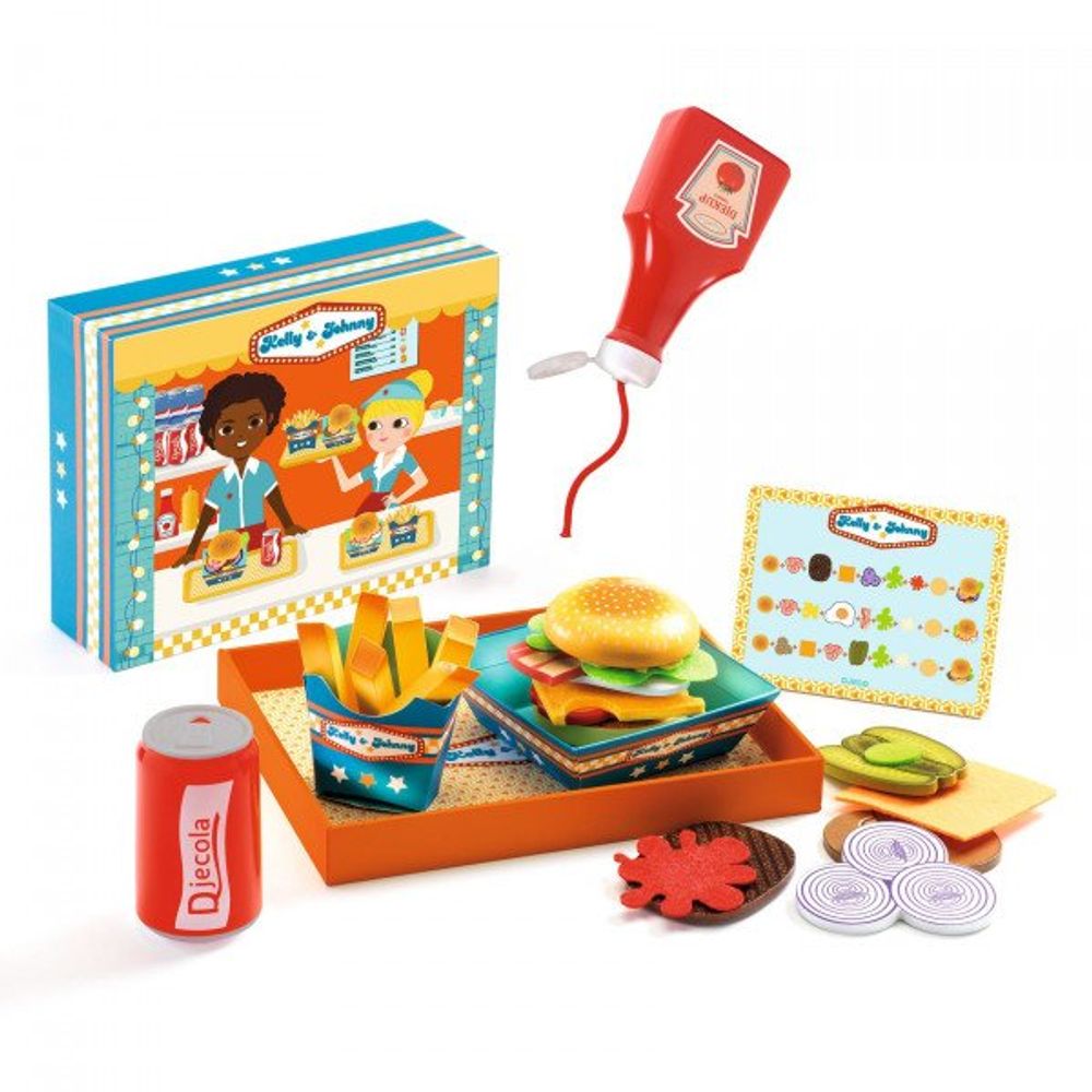 Djeco Kelly & Johnny Burger Set by Djeco - ISBN: 3070900055056
