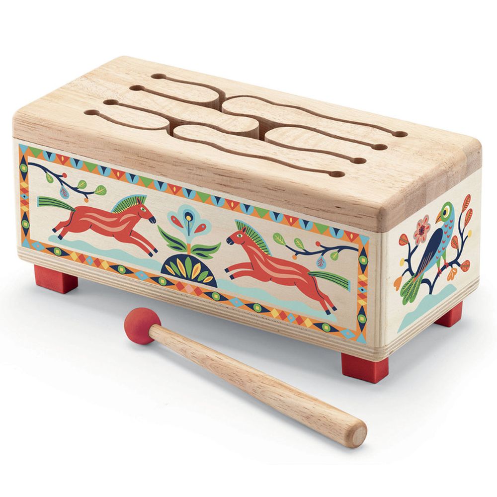 Djeco Animambo Wooden Drum by Djeco - ISBN: 3070900060289