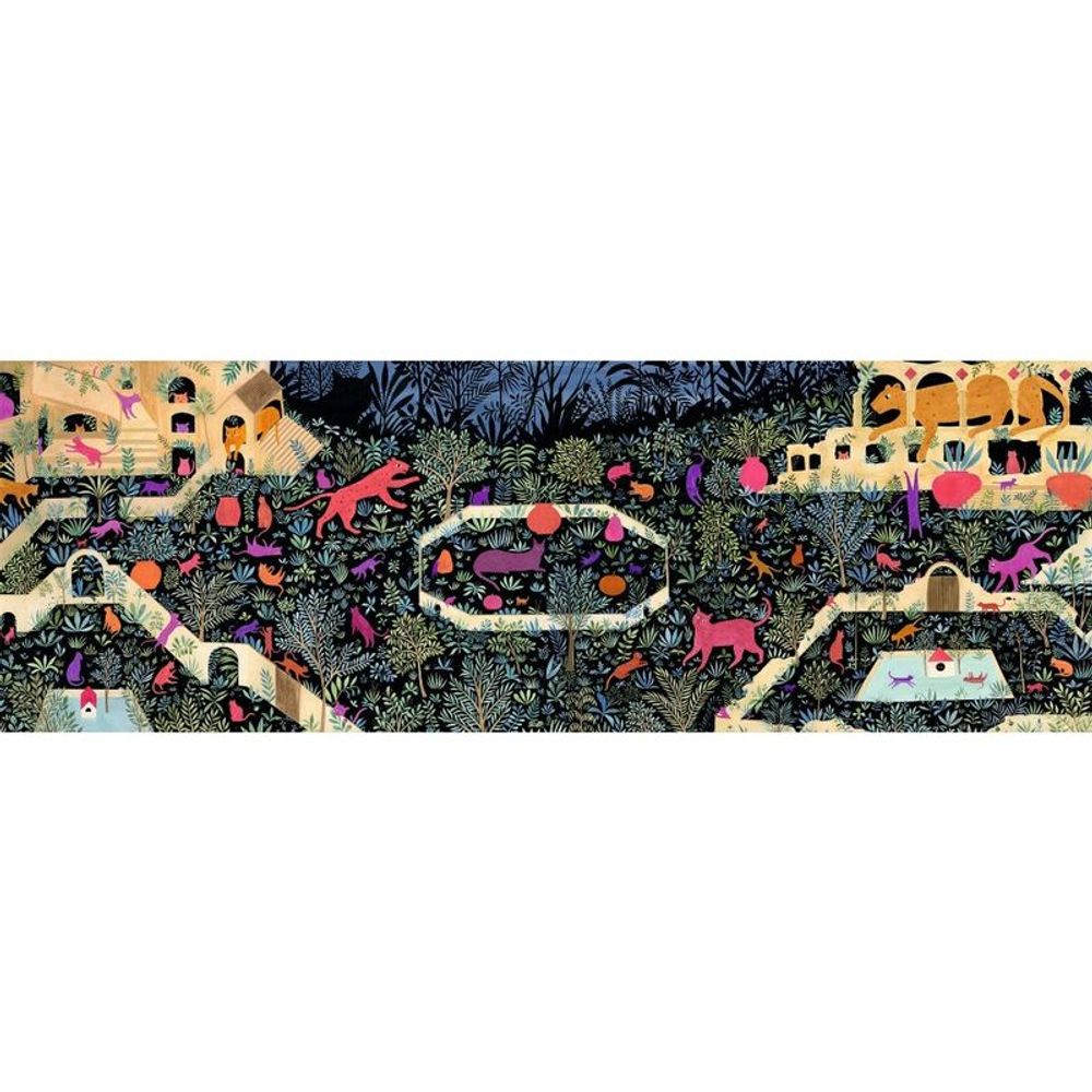 Djeco The Kingdom of Cats Gallery Jigsaw Puzzle with Poster, 500 Pieces by Djeco - ISBN: 3070900076860