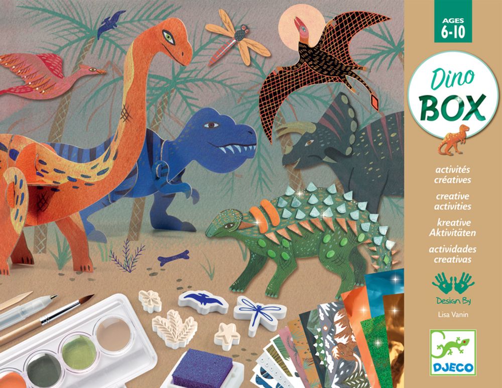 Djeco The World of Dinosaurs Multi Craft Box Set by Djeco - ISBN: 3070900093317