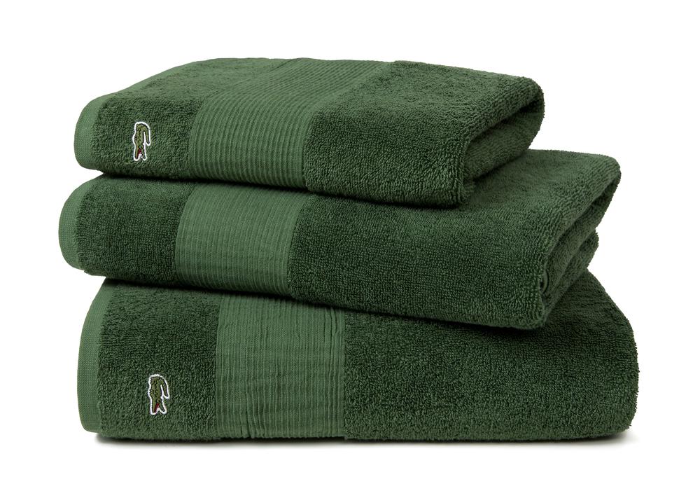 Lacoste L Lecroco Bath Mat (Vert) - 50x70cm, 3158449721806