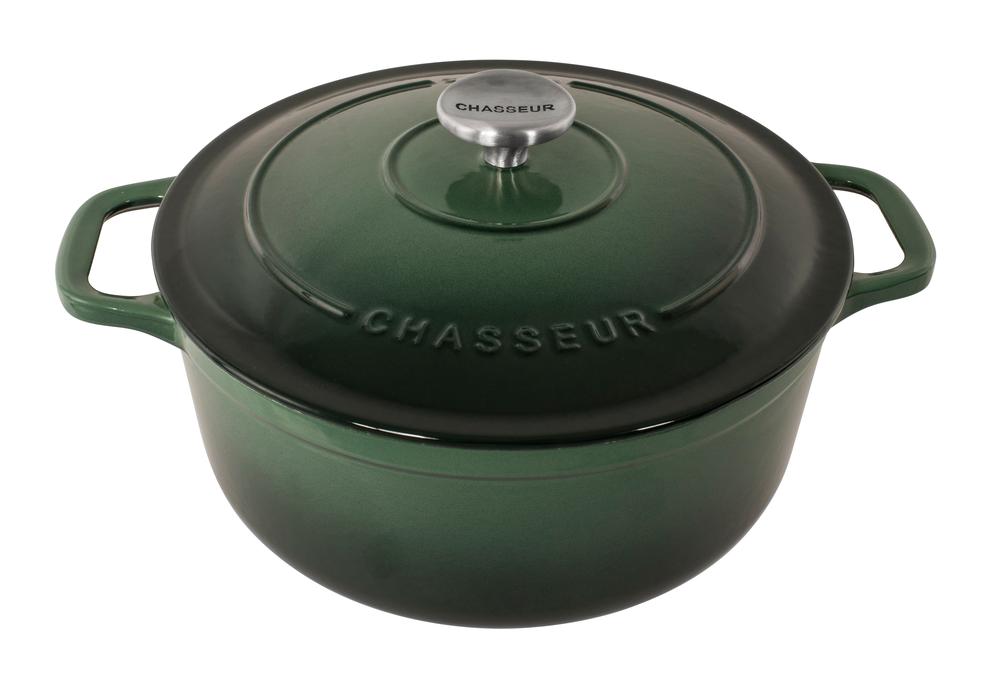 Chasseur Cast Iron Round French Oven Forest 28cm 6.1L