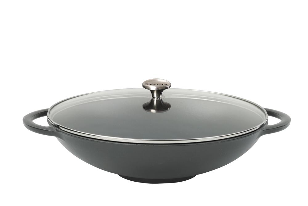 Wok With Glass Lid (Caviar), 3244335191591