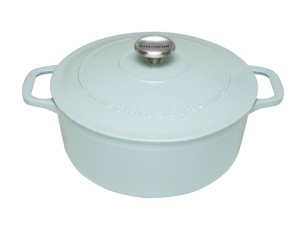 Chasseur Round French Oven Duck Egg Blue 26cm Buy online at