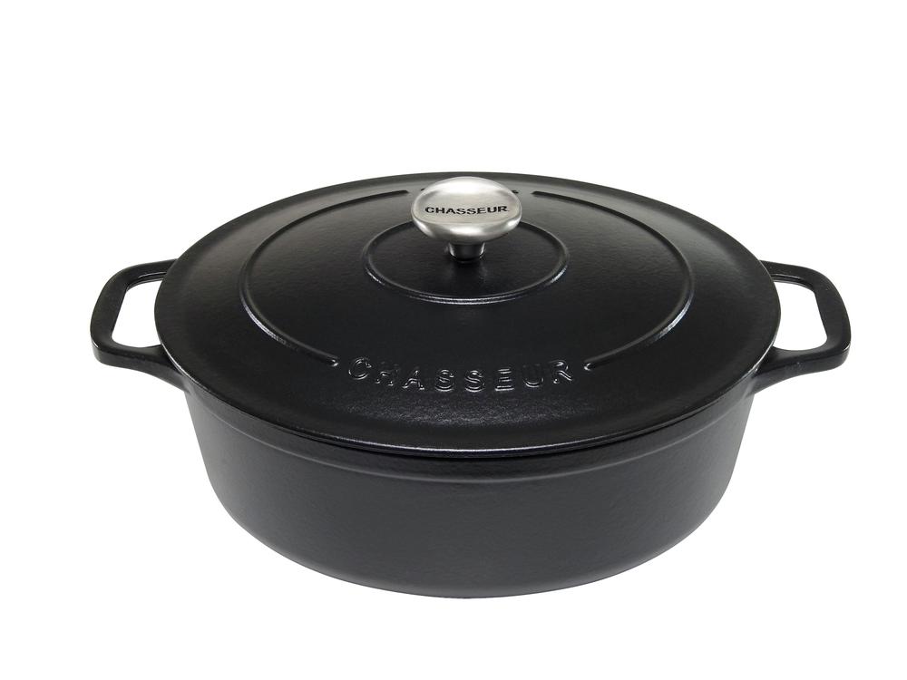 Chasseur Oval French Oven (Matte Black) - 27cm by Chasseur - ISBN: 3244335196657