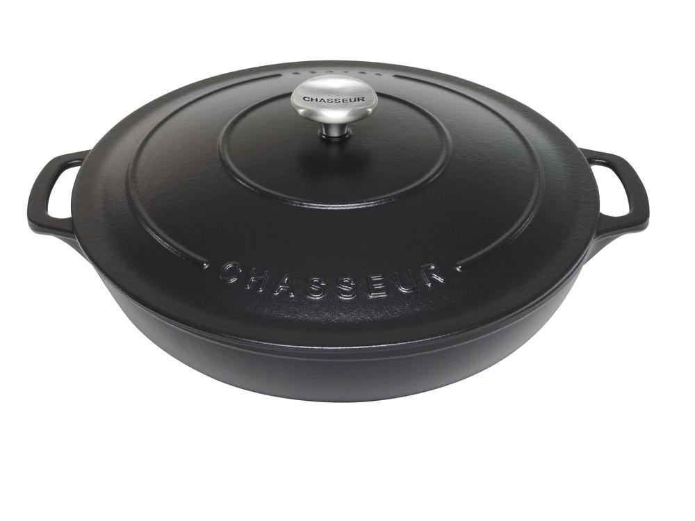 Chasseur Low Round Casserole (Matte Black) - 30cm by Chasseur - ISBN: 3244335196671