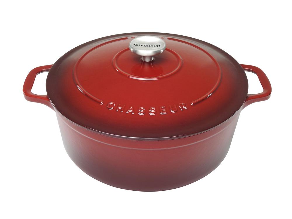 Chasseur Round French Oven Bordeaux 24cm