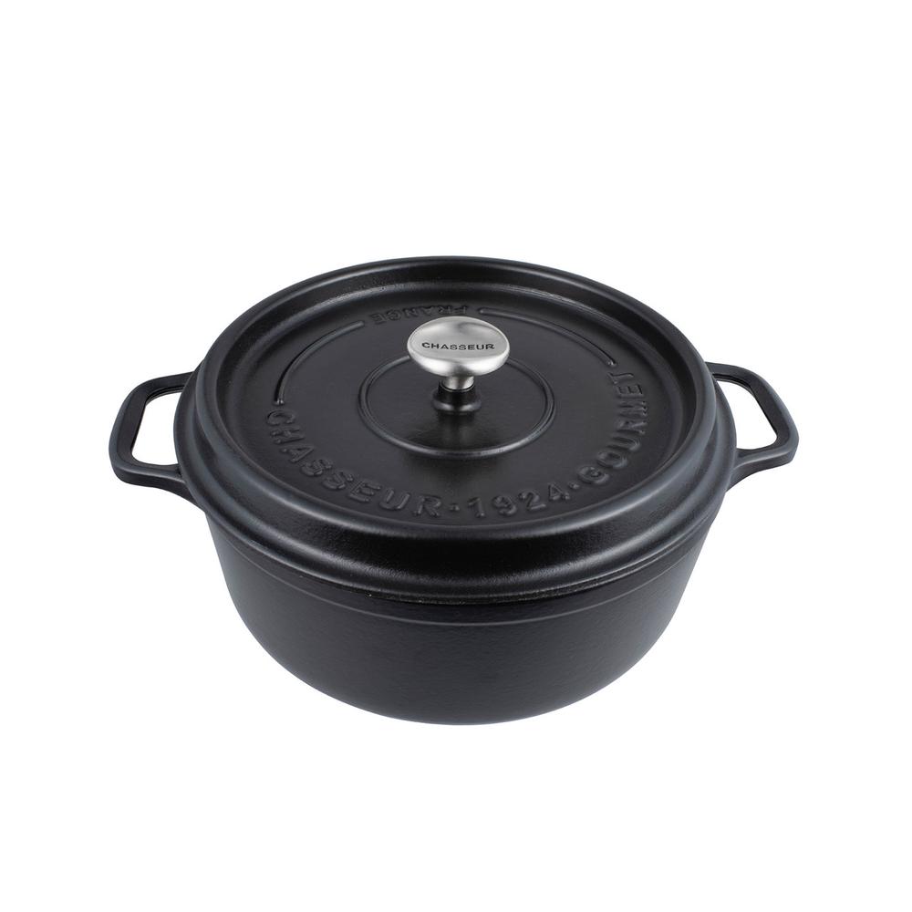 Gourmet Round French Oven (Satin Black), 3244335199542