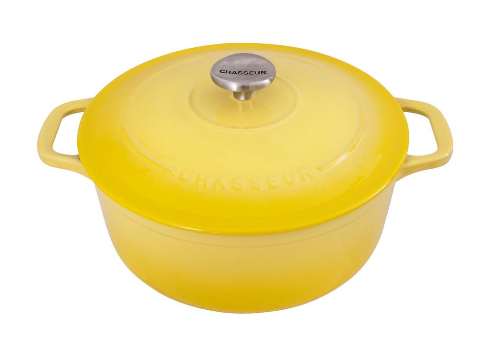 Chasseur Round French Oven (Lemon Yellow) - 26cm, 3244335199641