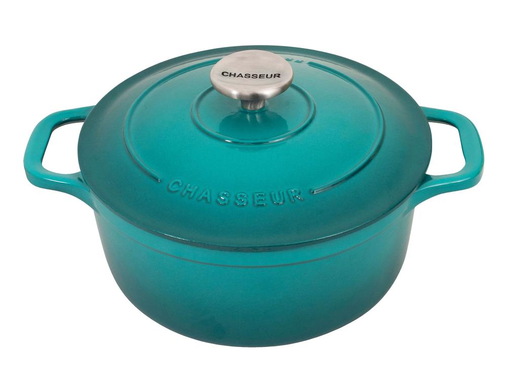 Chasseur Round French Oven Mediterranean Blue 26cm Buy