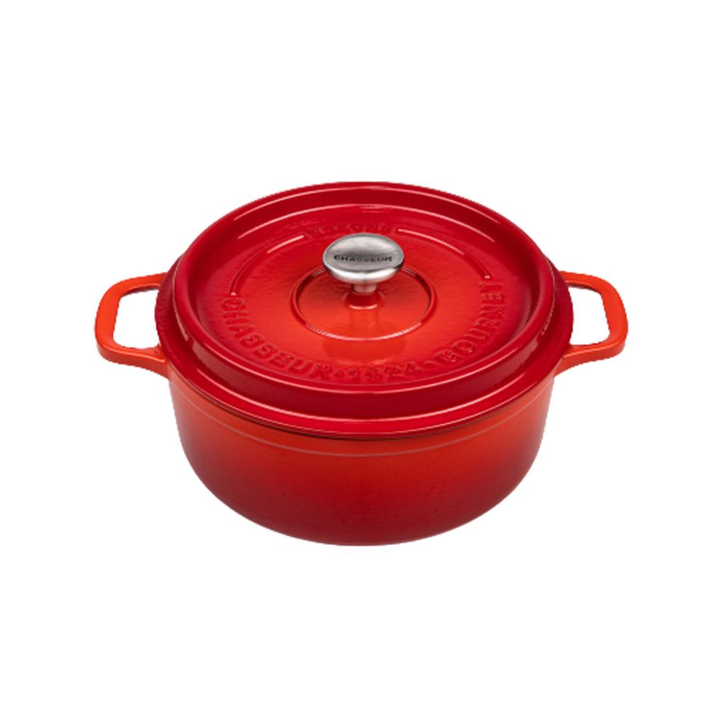 Chasseur Gourmet Round French Oven Crimson 28cm Buy online