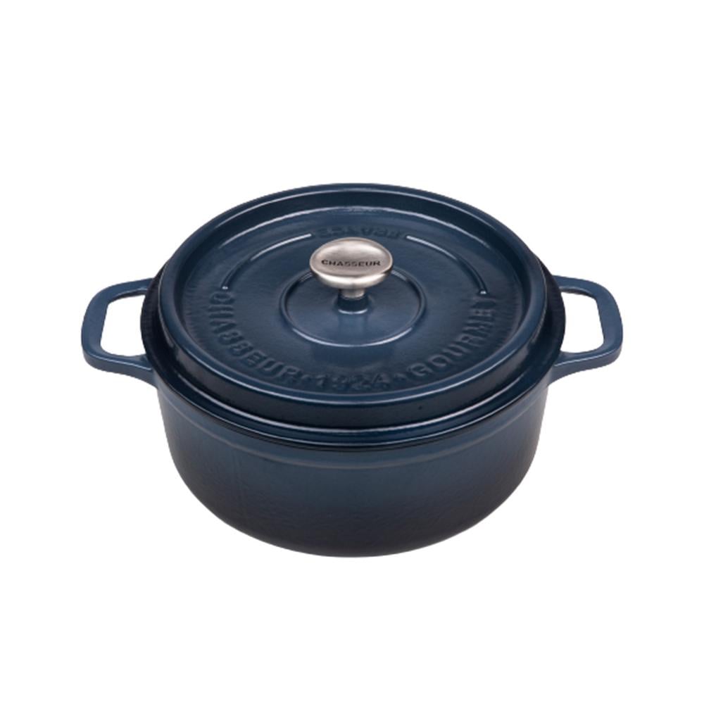 Chasseur Gourmet Round French Oven Midnight Blue 28cm Buy