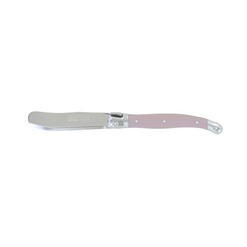 Laguiole by Andre Verdier Debutant Butter Knife (Stainless Steel/Pink