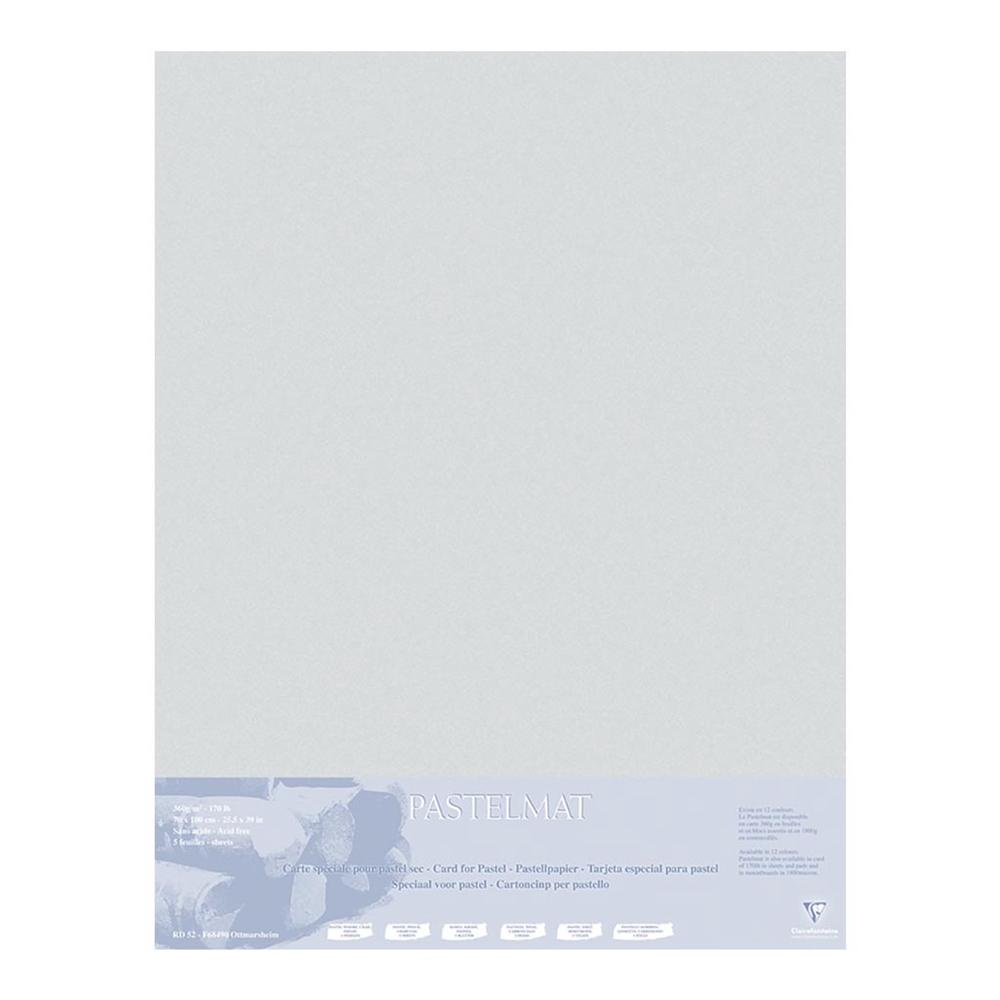 Clairefontaine Pastelmat Mount Board, Pack of 5 (Clear Grey) - 70x100cm ...