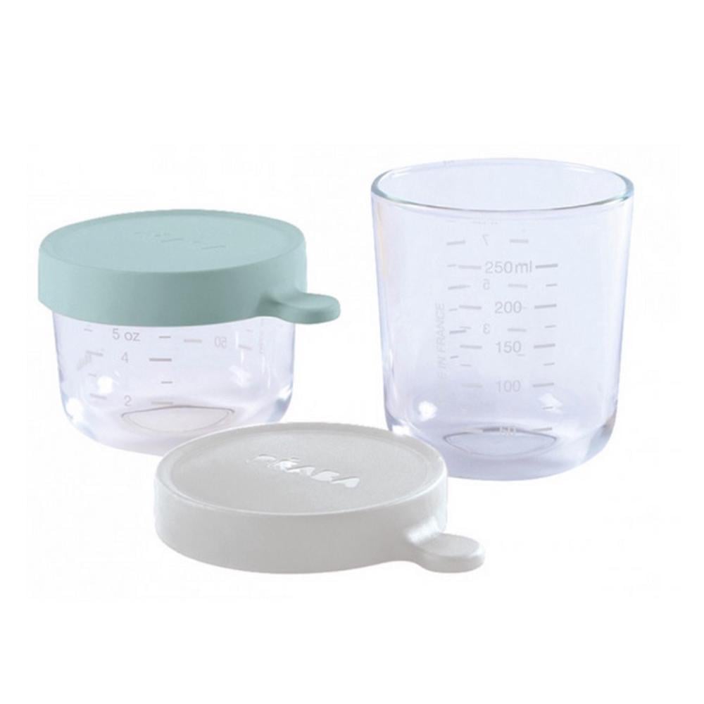 Beaba Conservation Jar Set (Green/Grey) - 150mL & 250mL | Buy online at ...