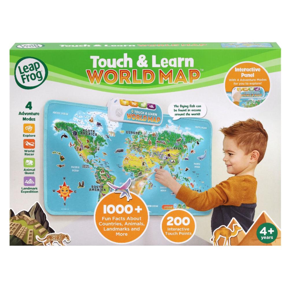 LeapFrog Touch & Learn World Map, 3417766157034