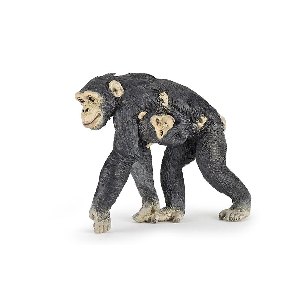 Papo France Chimpanzee And Baby Figurine | Buy online at The Nile