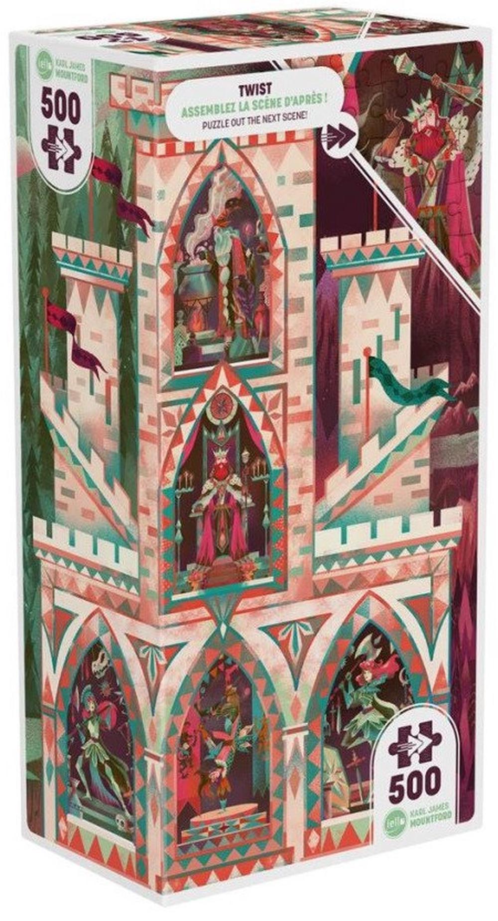 IELLO Twist Royal Visit Jigsaw Puzzle, 500 Pieces, 3701551702401