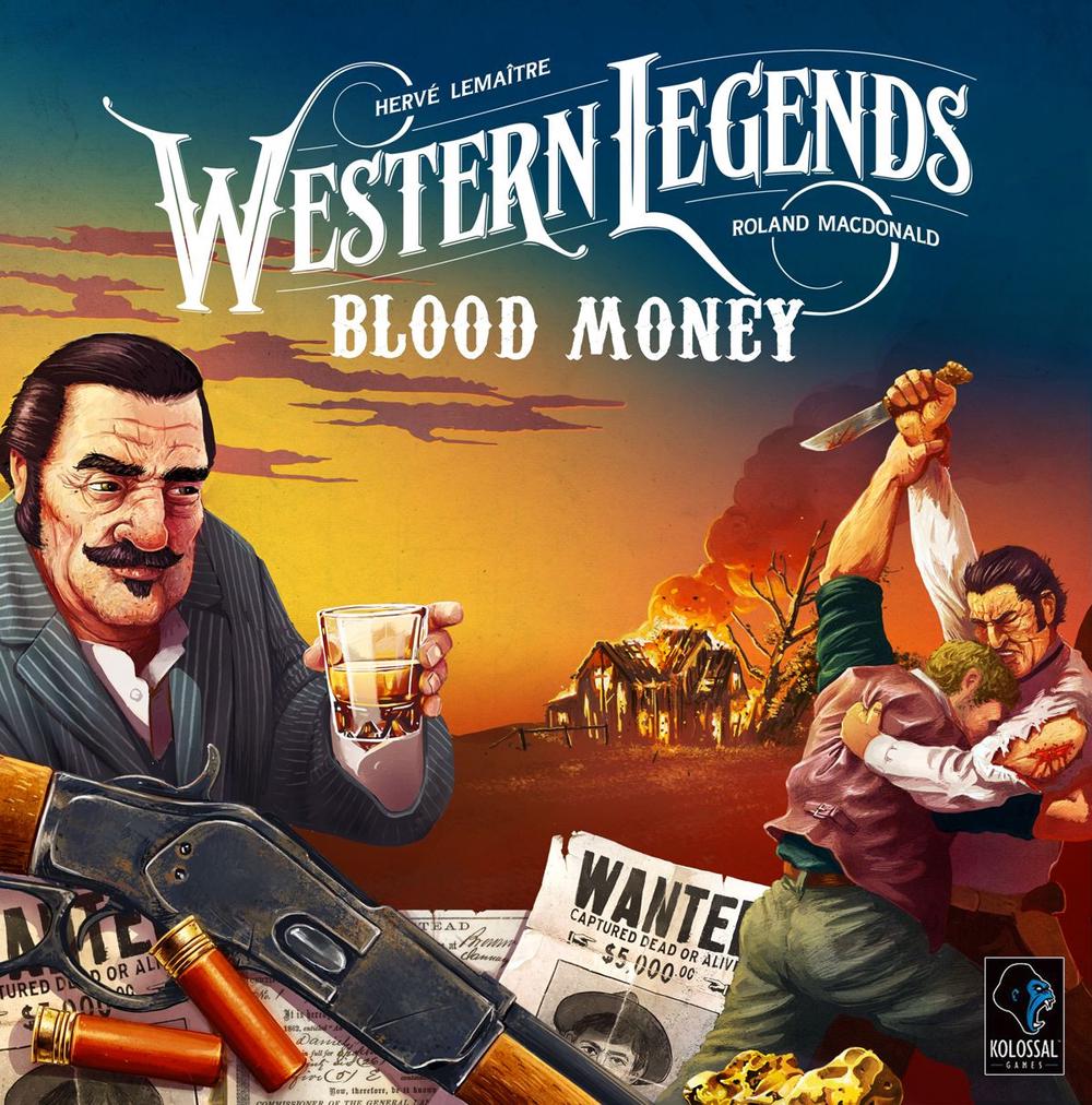 Kolossal Games Western Legends Blood Money Board Game | Buy online at The  Nile