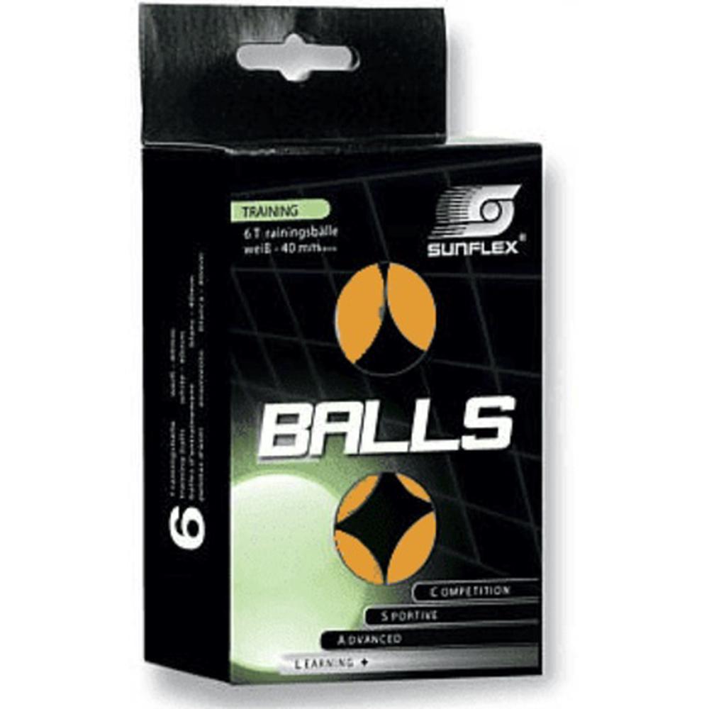 Training Table Tennis Ball, 6 Piece (Orange), 4001078206024