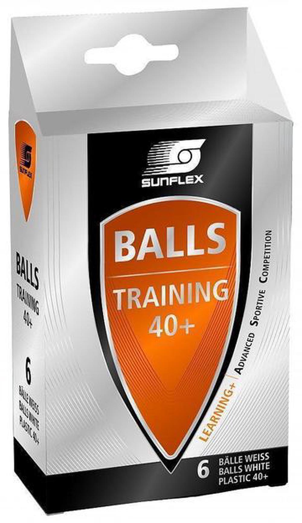 Training Table Tennis Ball 20605, 6 Piece (White), 4001078216016