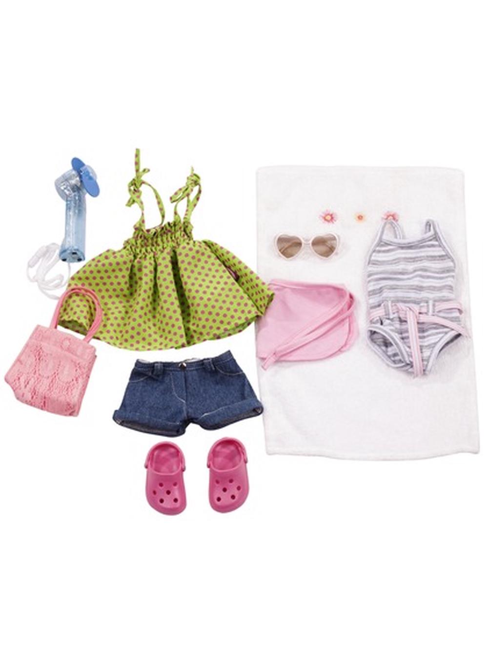 Summer Doll Wardrobe Set, 9 Pieces - 45-50cm, 4001269017545