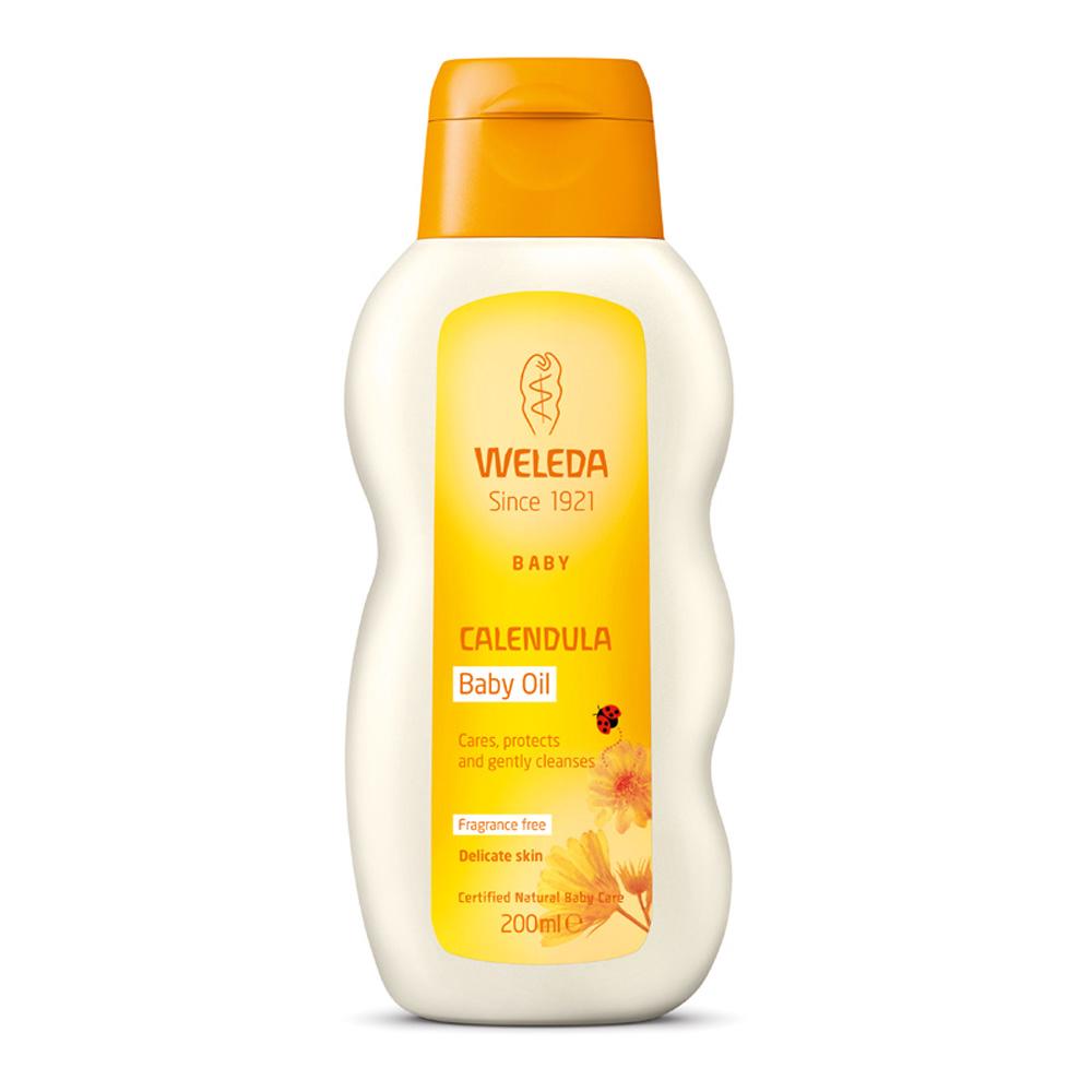 Calendula Baby Oil (Fragrance Free) - 200mL, 4001638096560