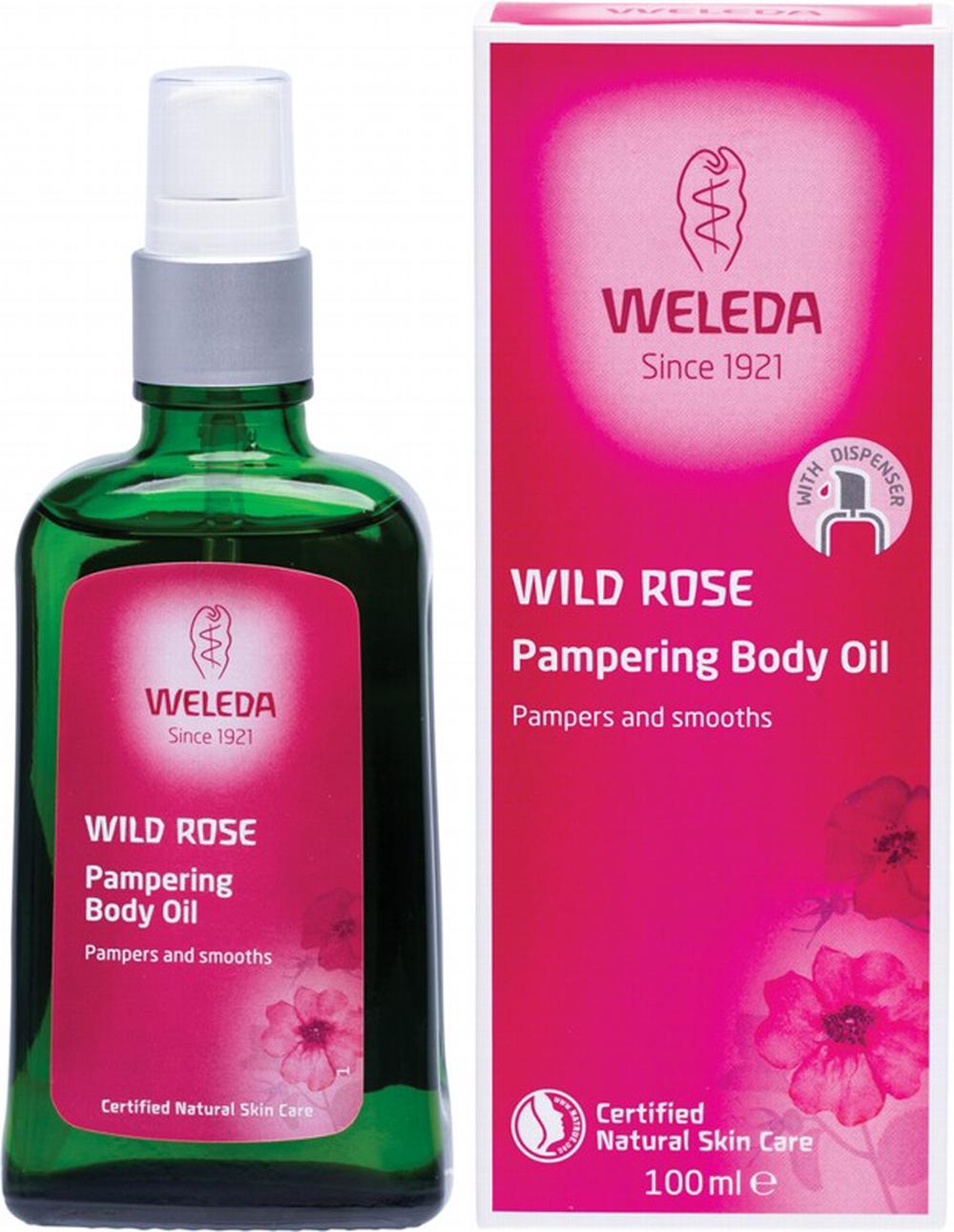 Body Oil Wild Rose - 100mL, 4001638099394