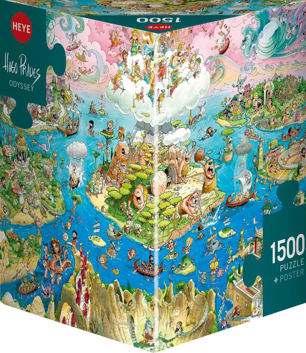 Heye Odyssey, Triangular Jigsaw Puzzle, 1500pc, 4001689300876
