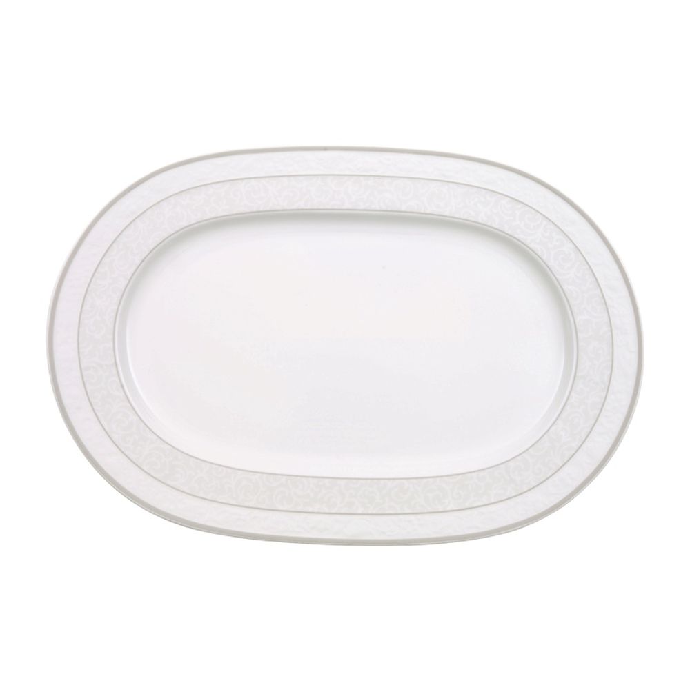 Villeroy & Boch Gray Pearl Oval/Serving Platter (White) - 35x24cm by Villeroy & Boch - ISBN: 4003683201463
