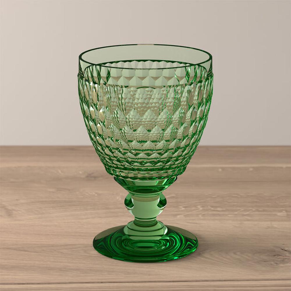 Boston Coloured Water Goblet (Green), 4003683242350