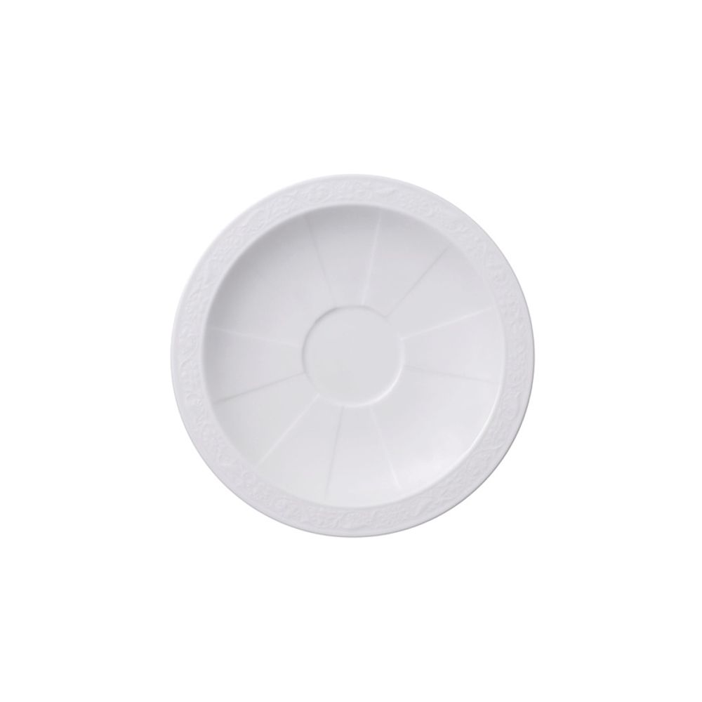 Villeroy & Boch White Pearl Coffee Cup Saucer (White) - 16cm by Villeroy & Boch - ISBN: 4003683481216