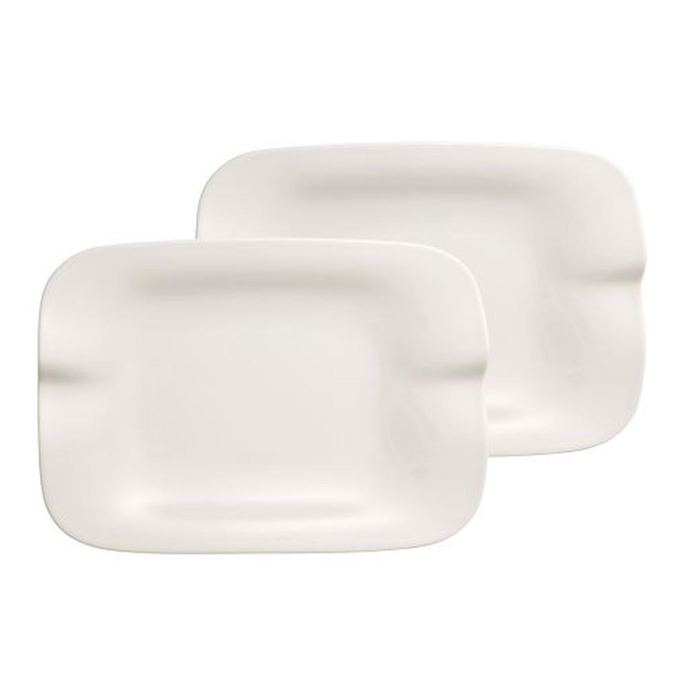 Villeroy & Boch Pasta Passion Lasagna Plate Set , 2 Pieces(White) -  .8cm | Buy online at The Nile