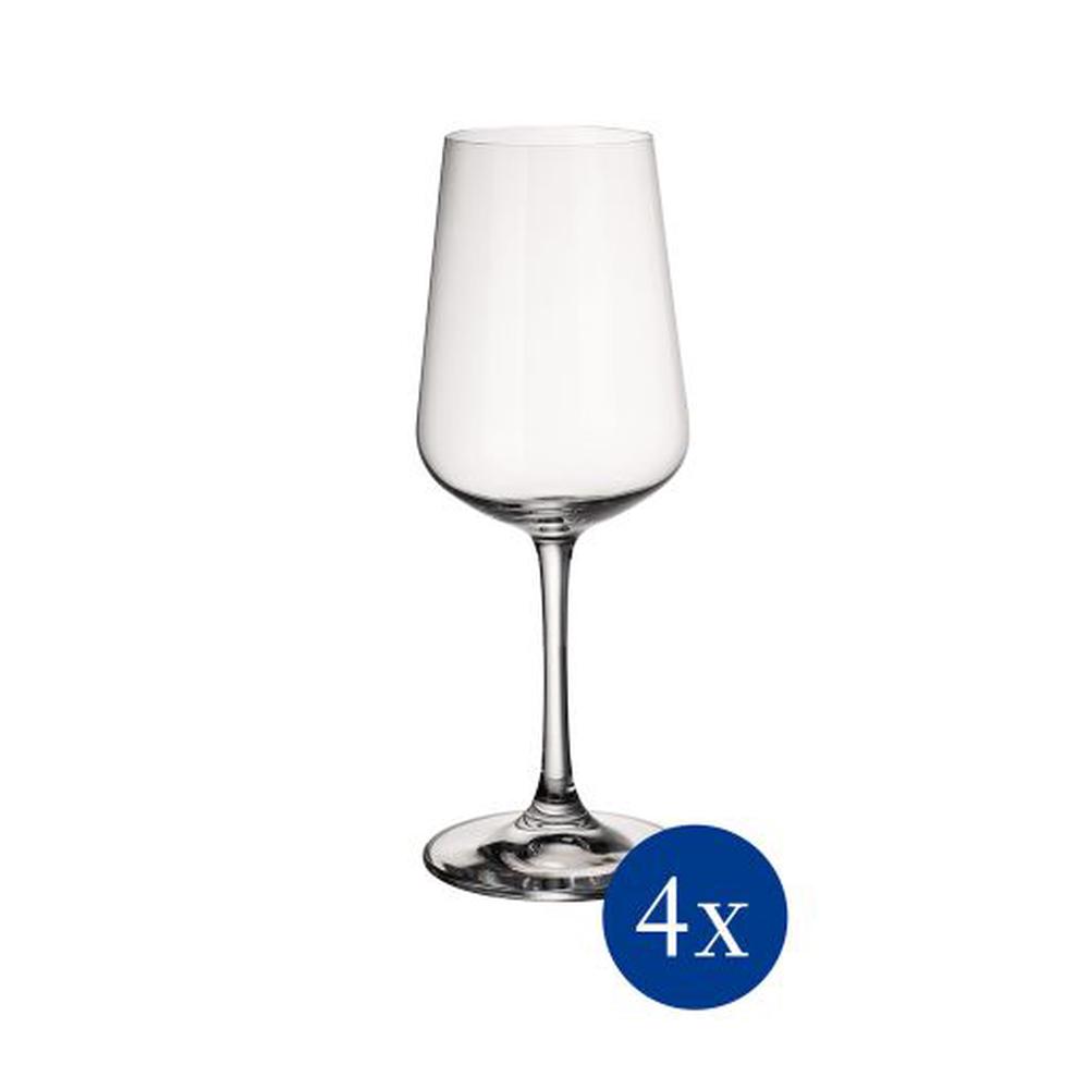 Villeroy & Boch Ovid White Wine Goblet Set, 4 Pieces (Clear), 4003686285453