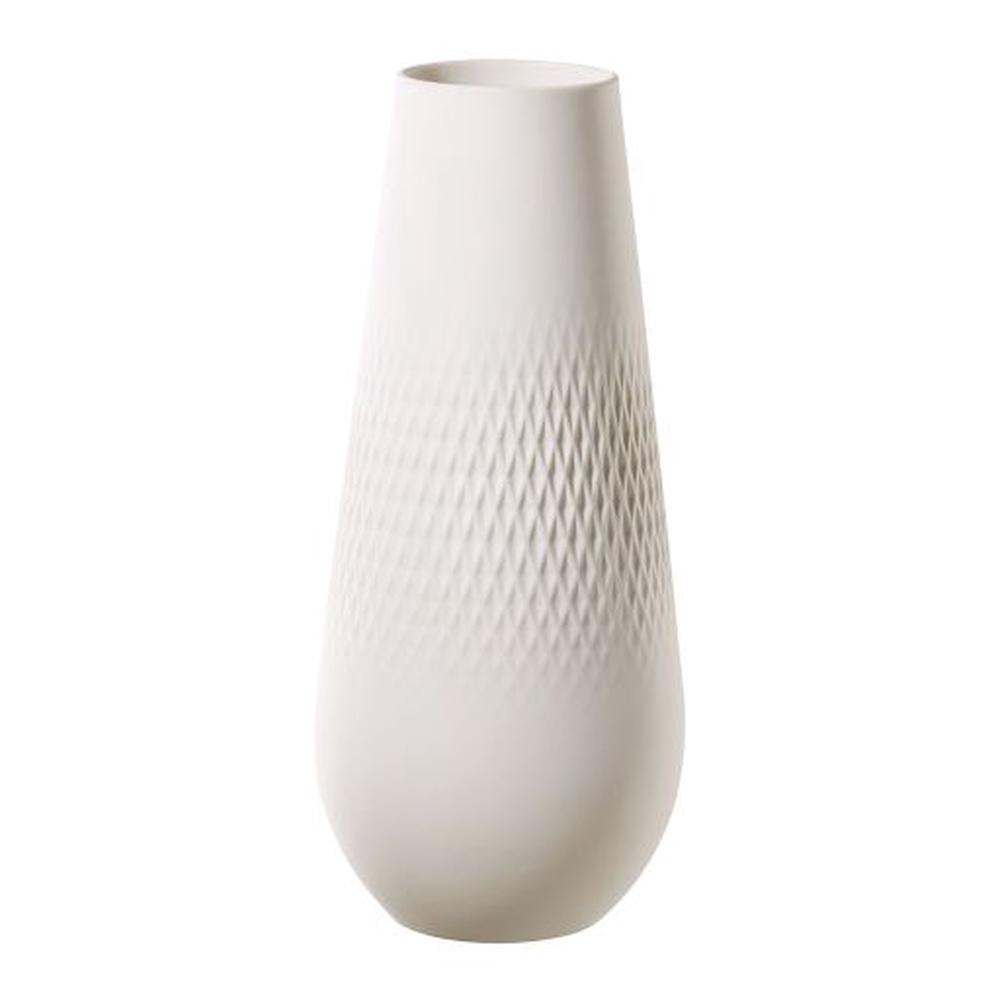 Manufacture Collier Vase Carre Tall (White) - 11.5x11.5x26cm, 4003686331440