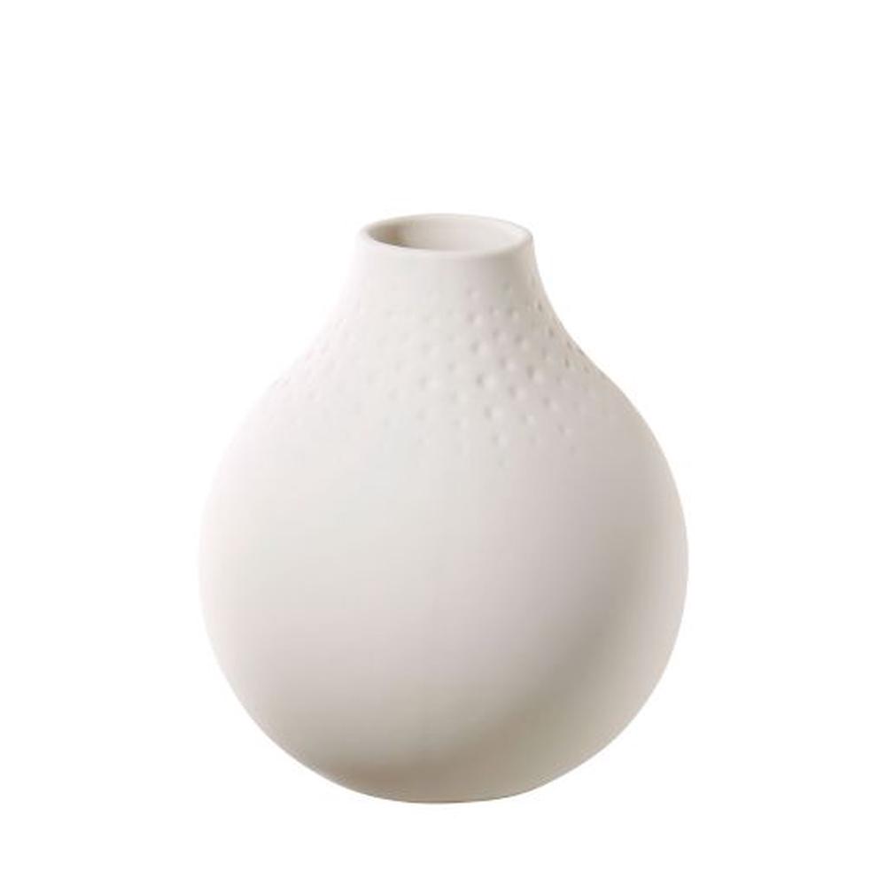 Manufacture Collier Vase Perle Small (White) - 11x11x12cm, 4003686331457