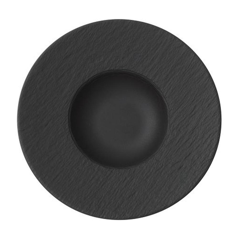 Villeroy & Boch Manufacture Rock Pasta Plate (Black/Grey) - 28cm, 4003686346581