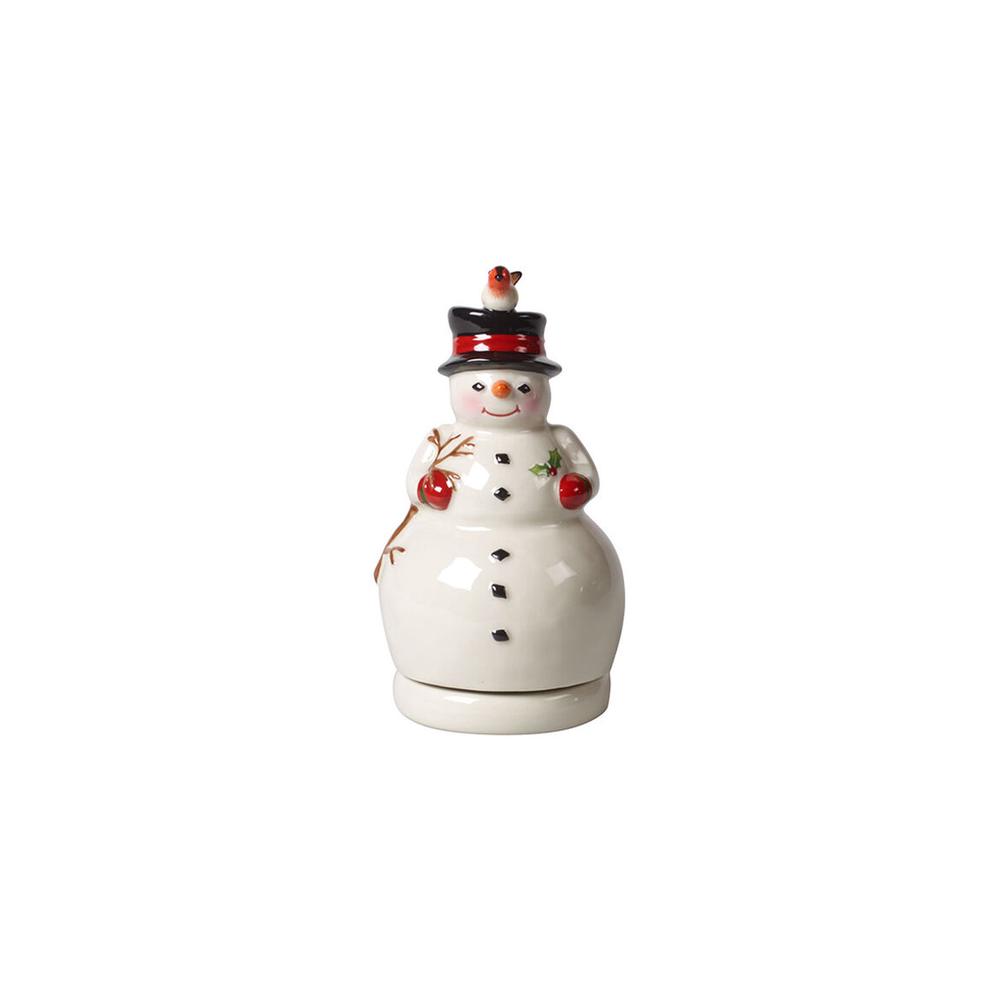 Villeroy & Boch Nostalgic Melody Rotating Snowman - 9x9x17cm | Buy ...