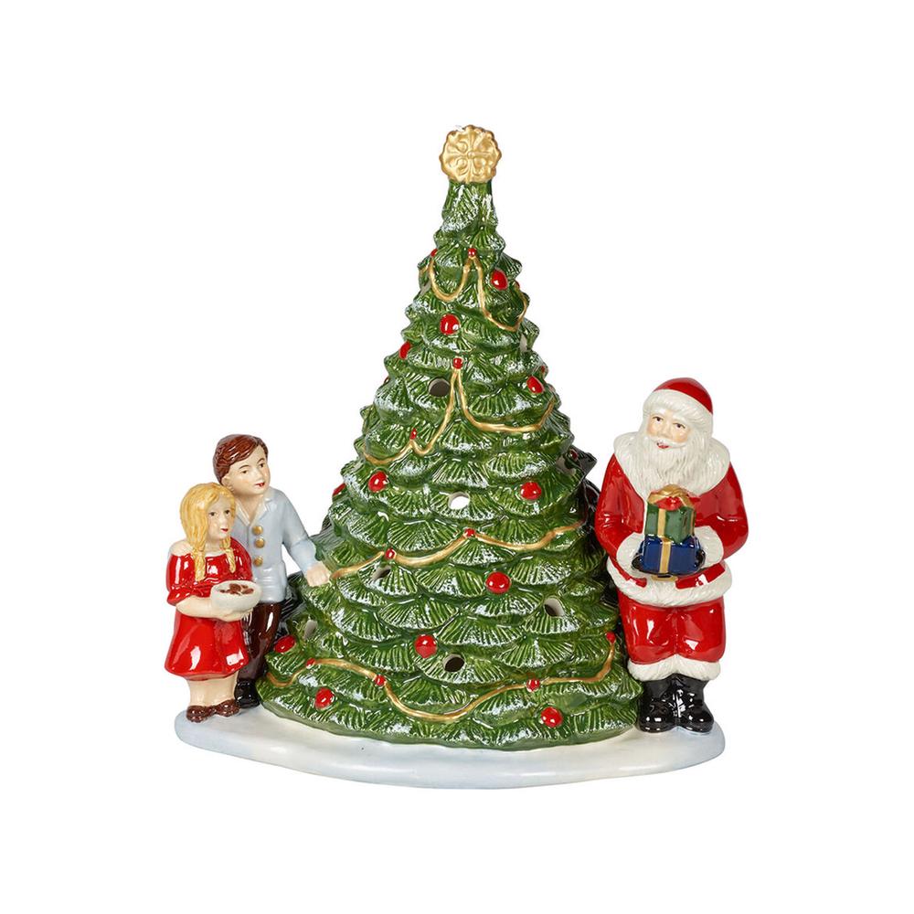 Santa On Tree - 20x17x23cm, 4003686367180