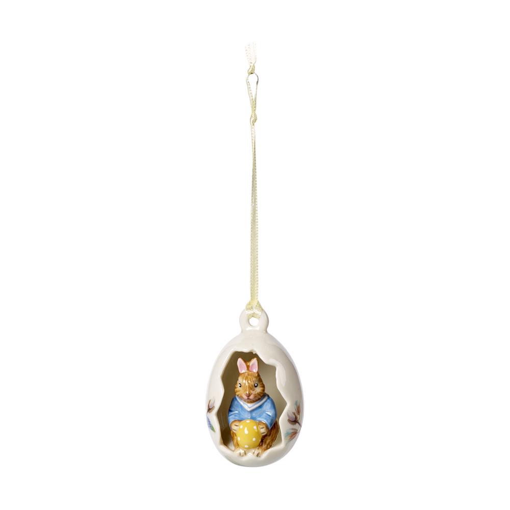 Bunny Tales Egg Ornament - Max Blossoms - 7cm, 4003686387034