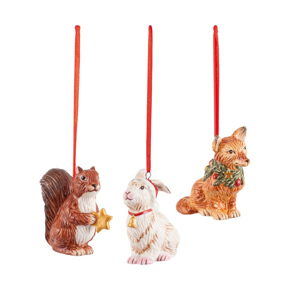 Nostalgic Ornaments - Forest Animals Set, 3pcs, 4003686392595