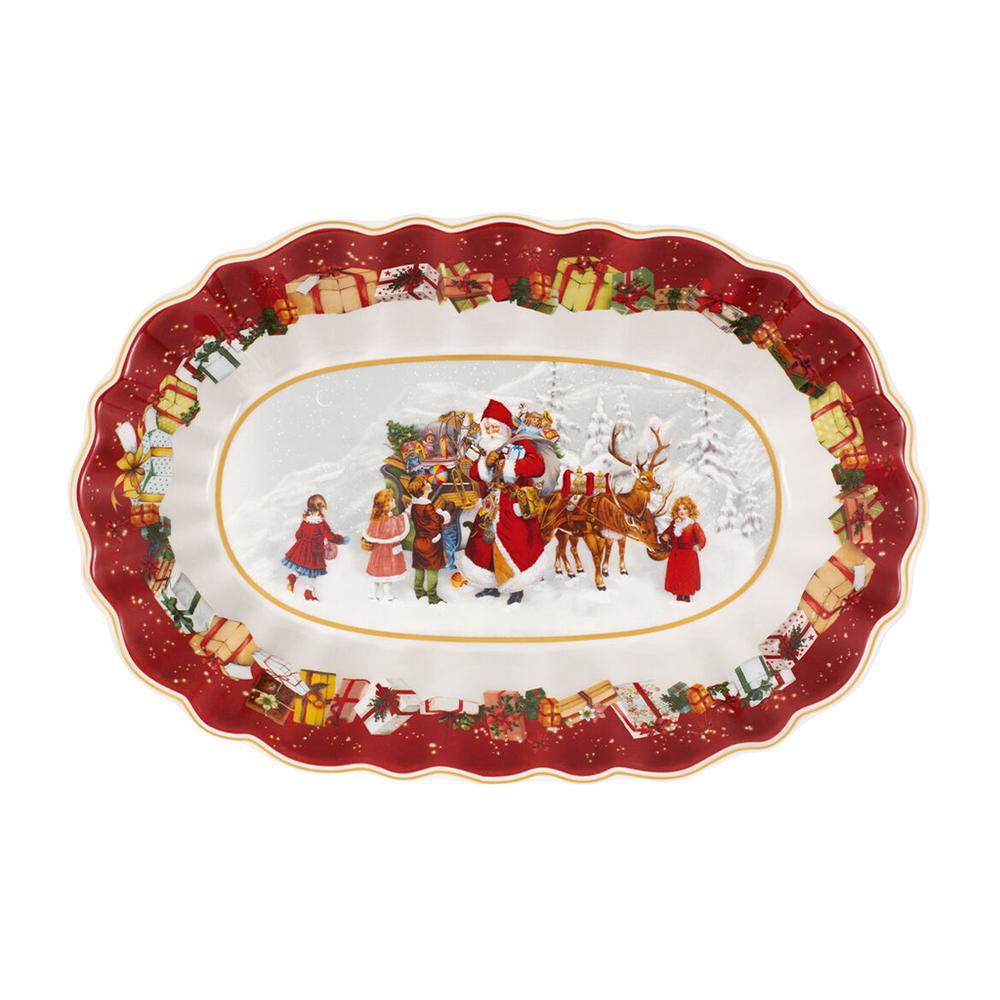 Villeroy & Boch Toy's Fantasy - Santa & Kids Oval Bowl, 4003686410916