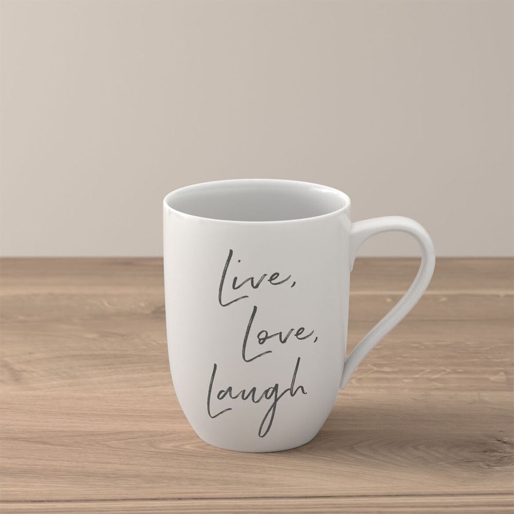 Villeroy & Boch Statement Mug - Live Love Laugh - 290mL by Villeroy & Boch - ISBN: 4003686418349