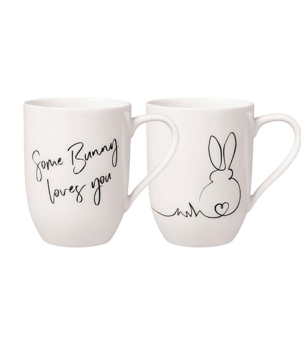 Statement Easter Mug Set - Bunny, 2pcs, 4003686434097