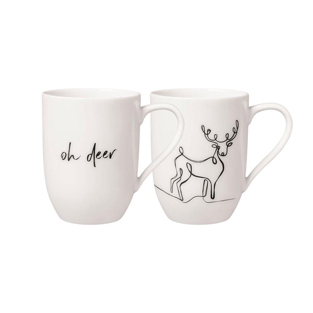 Statement XMAS Mug Set - Reindeer, 2pcs, 4003686434417