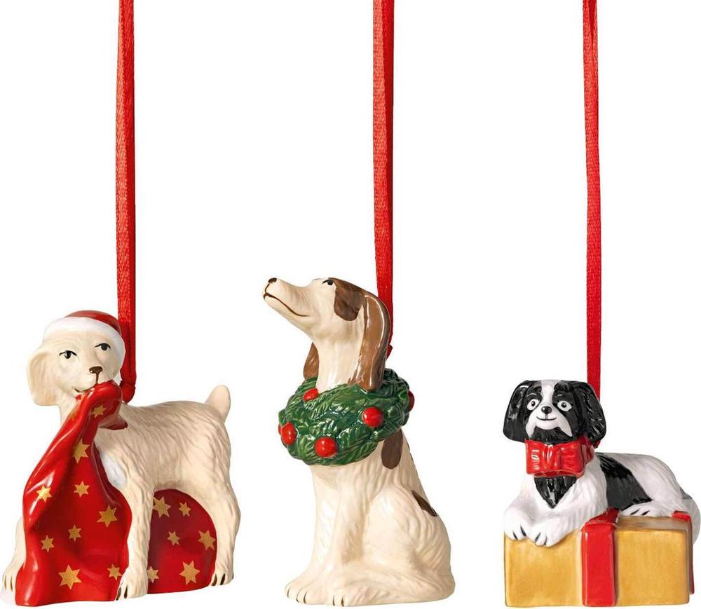 Villeroy & Boch Nostalgic Ornaments - Dogs, 3pcs, 4003686440548